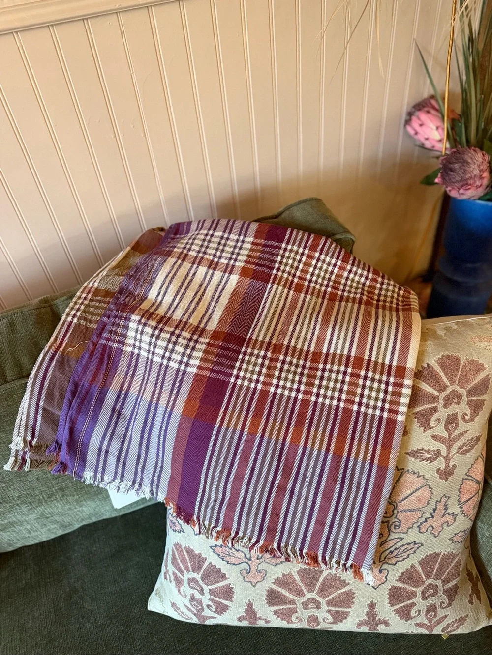 Moismont No. 30 Cotton Throw NWT